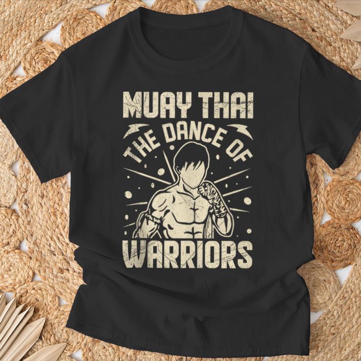 Muay Thai The Dance Of Warriors Muay Thai T-Shirt Gifts for Old Men Muay Thai The Dance Of Warriors Muay Thai T-Shirt Gifts for Old Men