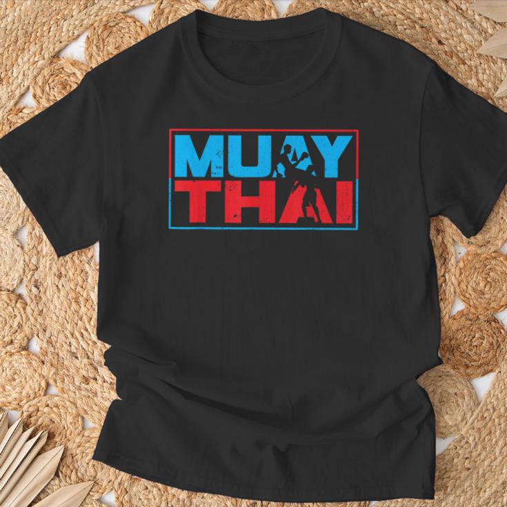 Muay Thai Fighter Boxing Martial Arts Hobby T-Shirt Gifts for Old Men Muay Thai Fighter Boxing Martial Arts Hobby T-Shirt Gifts for Old Men