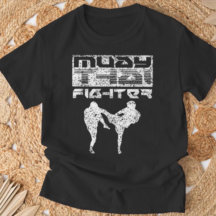 Muay Thai Fighter Boxing Martial Arts T-Shirt Gifts for Old Men Muay Thai Fighter Boxing Martial Arts T-Shirt Gifts for Old Men