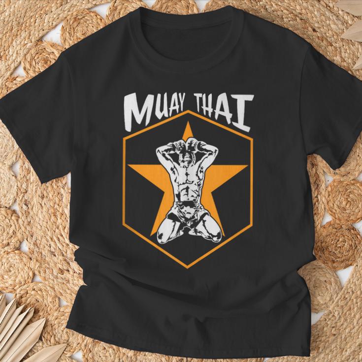 Muay Thai Fighter Sleeveless T-Shirt Gifts for Old Men Muay Thai Fighter Sleeveless T-Shirt Gifts for Old Men