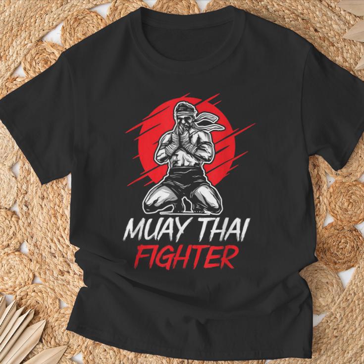 Muay Thai Fighter Martial Arts Boxing Hobby T-Shirt Gifts for Old Men Muay Thai Fighter Martial Arts Boxing Hobby T-Shirt Gifts for Old Men