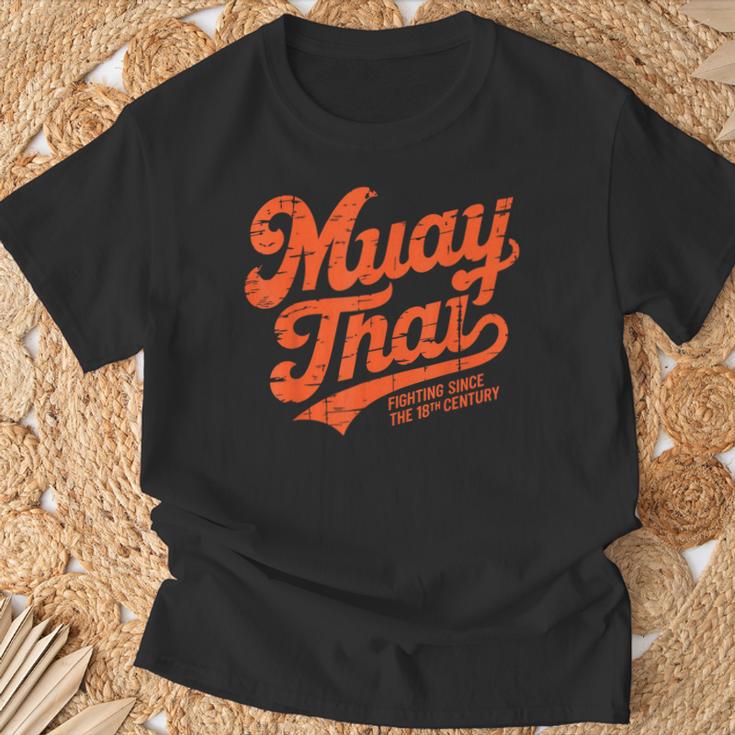Muay Thai Fighting Muay Thai Coach T-Shirt Gifts for Old Men Muay Thai Fighting Muay Thai Coach T-Shirt Gifts for Old Men
