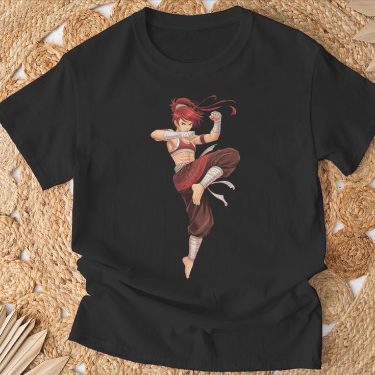 Muay Thai Girl Anime Japan Thaiboxer Kickboxing Muay Thai T-Shirt Gifts for Old Men Muay Thai Girl Anime Japan Thaiboxer Kickboxing Muay Thai T-Shirt Gifts for Old Men