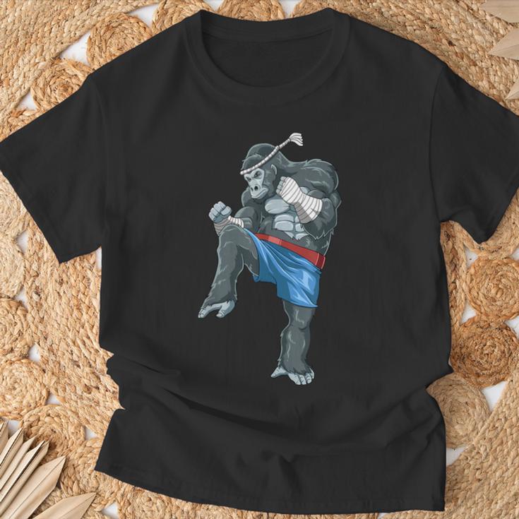 Muay Thai Gorilla Thai Boxing T-Shirt Gifts for Old Men Muay Thai Gorilla Thai Boxing T-Shirt Gifts for Old Men