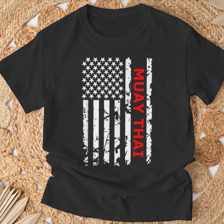 Muay Thai Martial Arts T-Shirt Gifts for Old Men