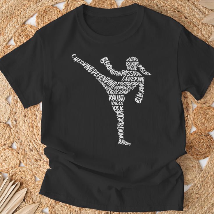 Muay Thai Martial Arts Typography Kickboxer Girls Kickboxing T-Shirt Gifts for Old Men Muay Thai Martial Arts Typography Kickboxer Girls Kickboxing T-Shirt Gifts for Old Men