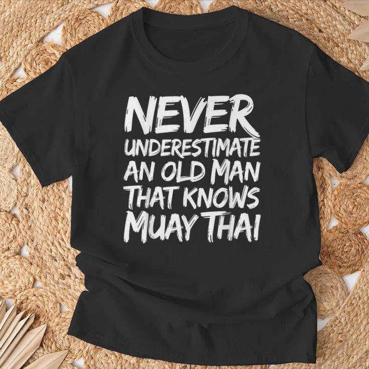 Muay Thai For Men Boys Dad Mixed Martial Arts T-Shirt Gifts for Old Men Muay Thai For Men Boys Dad Mixed Martial Arts T-Shirt Gifts for Old Men