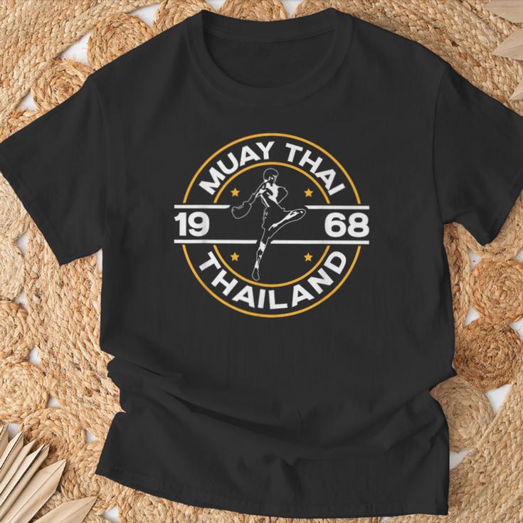 Muay Thai Thailand Fighter Fighting Combat 1969 Thai Boxing T-Shirt Gifts for Old Men Muay Thai Thailand Fighter Fighting Combat 1969 Thai Boxing T-Shirt Gifts for Old Men