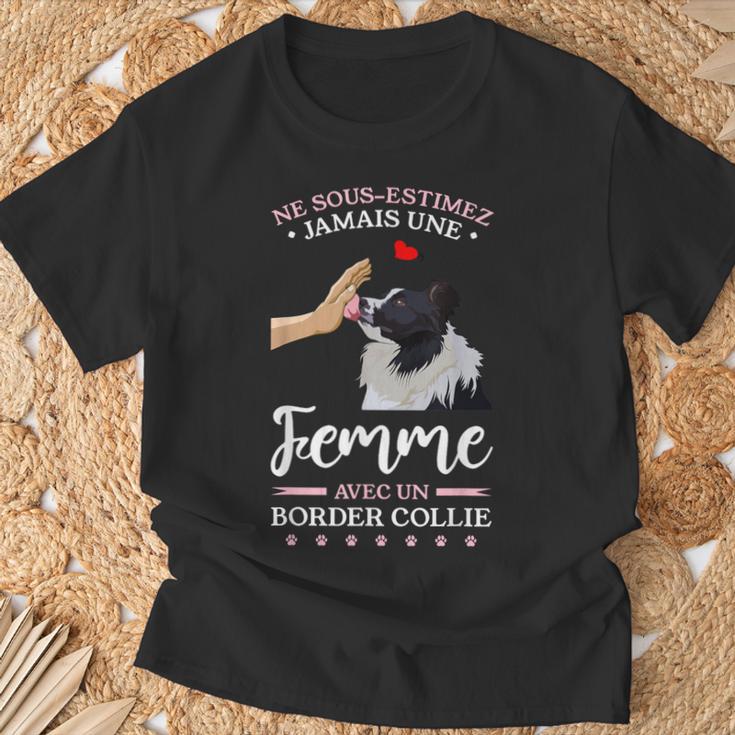 Neous-Estimez Jamais Une Avec Un Border Collie T-Shirt Cadeaux pour les vieillards