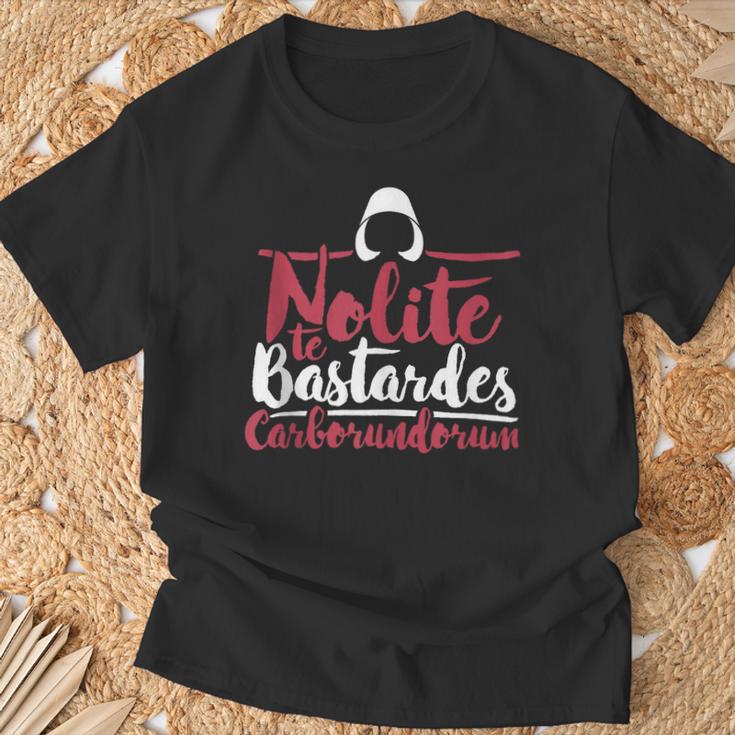Nolite Te Bastardes Carborundorum Feminist Para In Mangas Camiseta unisex Regalos para ancianos