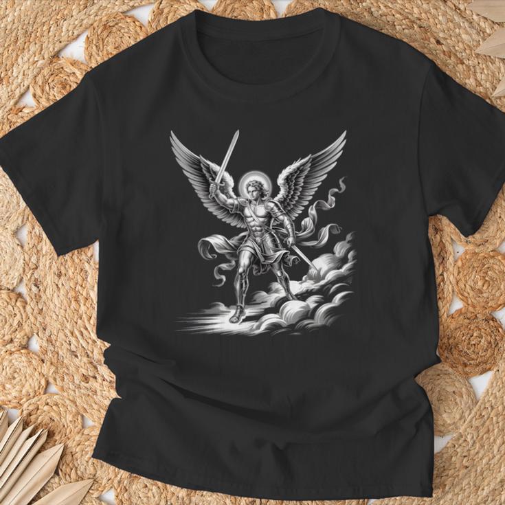 Œuvre D'art Du Guerrier De L'archangeaint Michel T-Shirt Cadeaux pour les vieillards