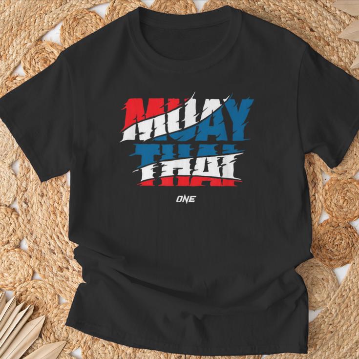 Official ONE Muay Thai Flag T-Shirt Gifts for Old Men