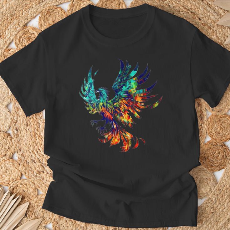 Pájaro Mítico Fénix Renacido Fénix Firebird Camiseta unisex Regalos para ancianos