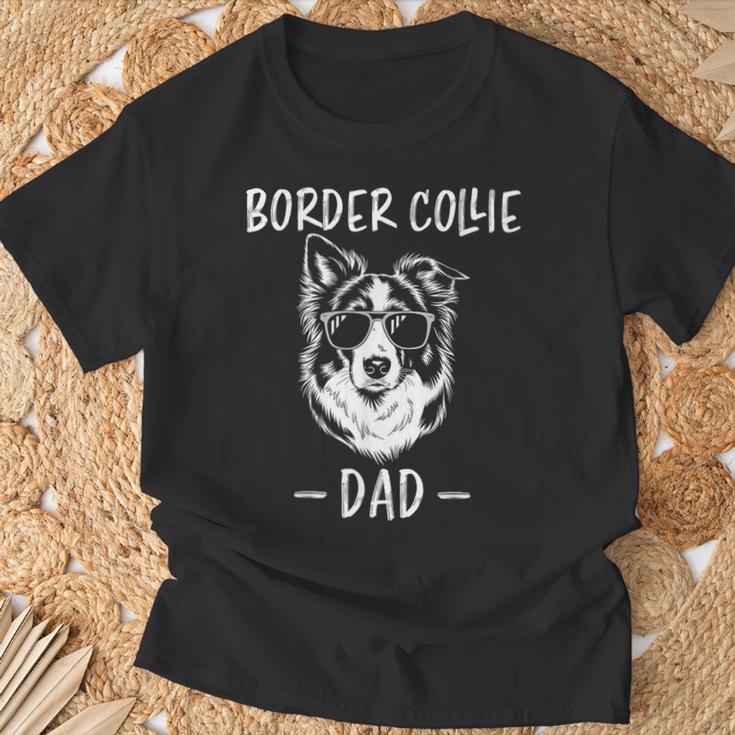 Papá Border Collie Divertido Border Collie Camiseta unisex Regalos para ancianos