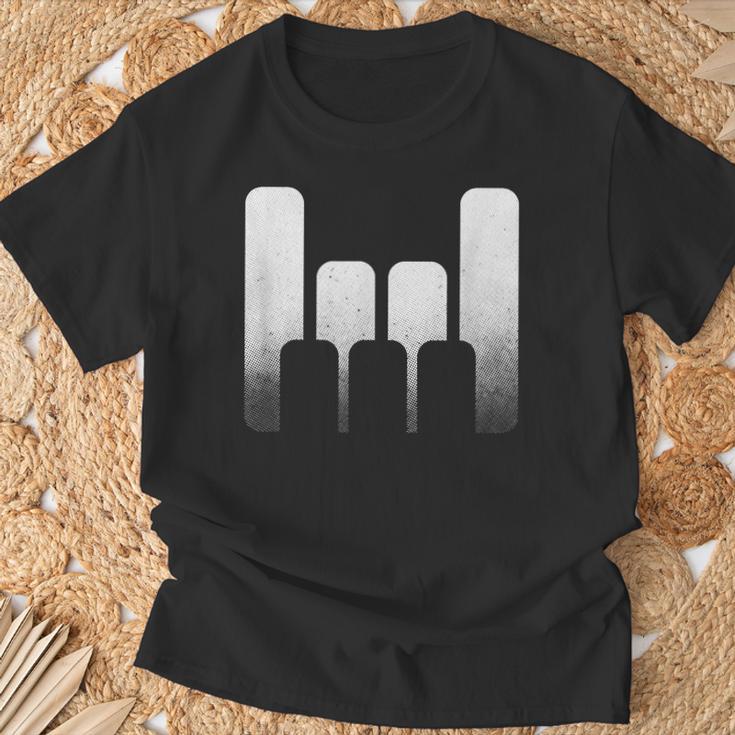 Piano Pianist Keys Tecladointetizador Jugador Clef Regalo Camiseta unisex Regalos para ancianos