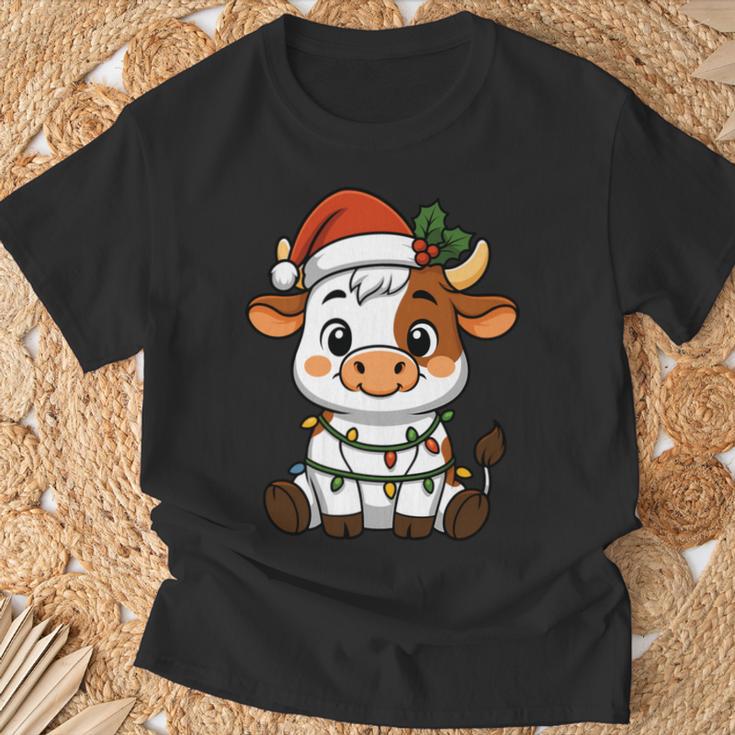 Pijama Deaca Con Luces De Árbol De Navidad Para Niñas Y Niños Manga Larga Camiseta unisex Regalos para ancianos