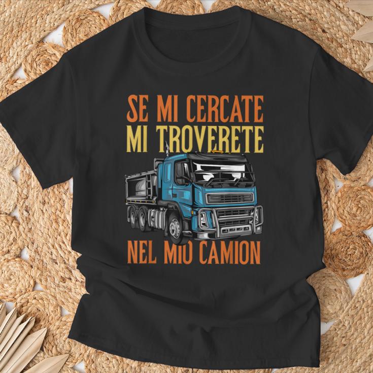 Regalo Camionista Camion Divertente Papà Maglietta Regalos para ancianos
