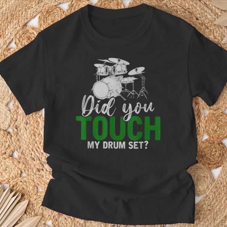 Rock Musical Instrument Band Drummer Drum Kit T-Shirt Gifts for Old Men Rock Musical Instrument Band Drummer Drum Kit T-Shirt Gifts for Old Men