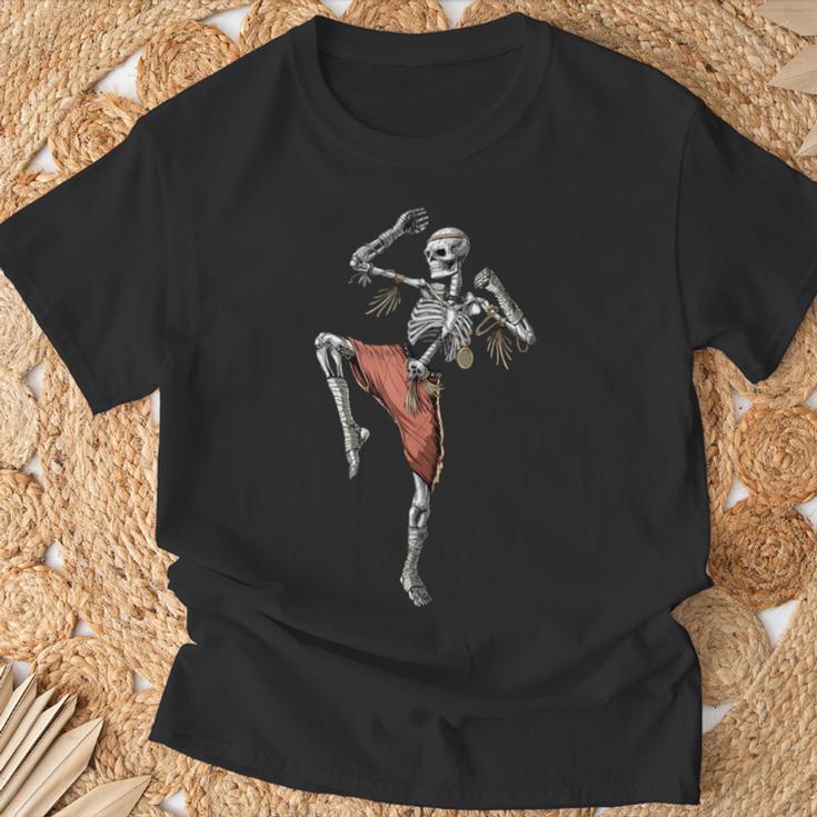 Skeleton Muay Thai Boxing Karate Kickboxing Martial Arts T-Shirt Gifts for Old Men Skeleton Muay Thai Boxing Karate Kickboxing Martial Arts T-Shirt Gifts for Old Men