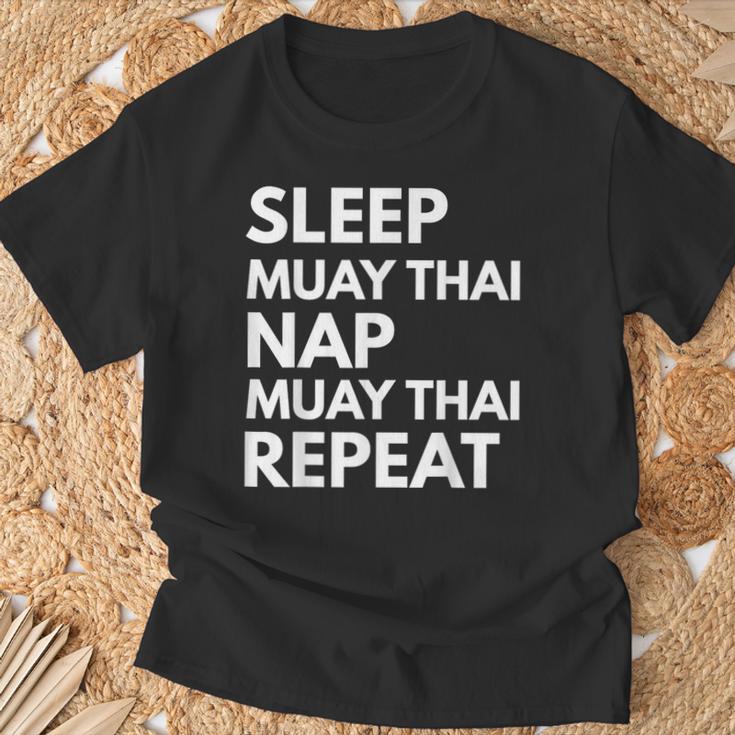 Sleep Nap Muay Thai Repeat Lover Martial Arts T-Shirt Gifts for Old Men Sleep Nap Muay Thai Repeat Lover Martial Arts T-Shirt Gifts for Old Men