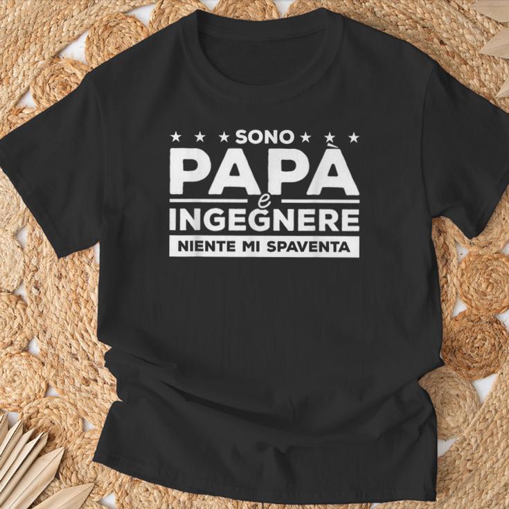 Sono Papà E Ingegnere Niente Mipaventa Maglietta Regalos para ancianos