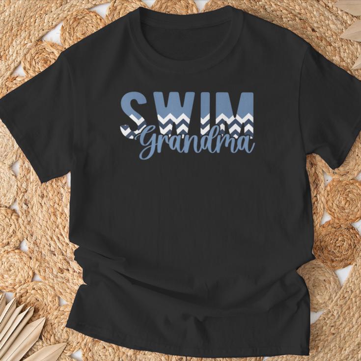 Swim Grandma For Mother's Day Polyester 100 Small Short Sleeve Pull On 1 Count Women Grandmothers Swimming Enthusiasts For Grandmothers T-Shirt Gifts for Old Men