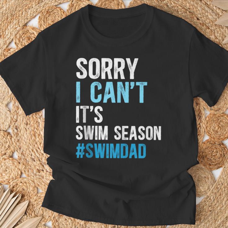 Swim Season Swim Dad Of A Swimmer Father Swimming Dad T-Shirt Gifts for Old Men
