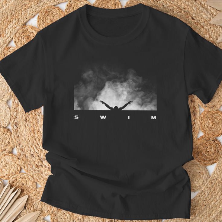 Swim Swimmer Swimming T-Shirt Gifts for Old Men