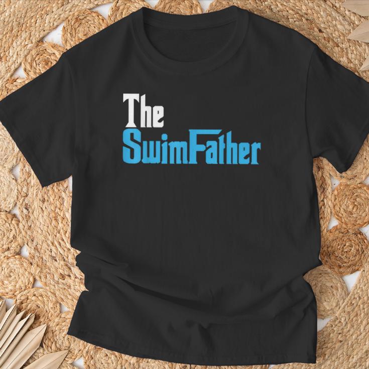 The SwimFather Saying Tee For Swimming Fatehrs T-Shirt Gifts for Old Men The SwimFather Saying Tee For Swimming Fatehrs T-Shirt Gifts for Old Men