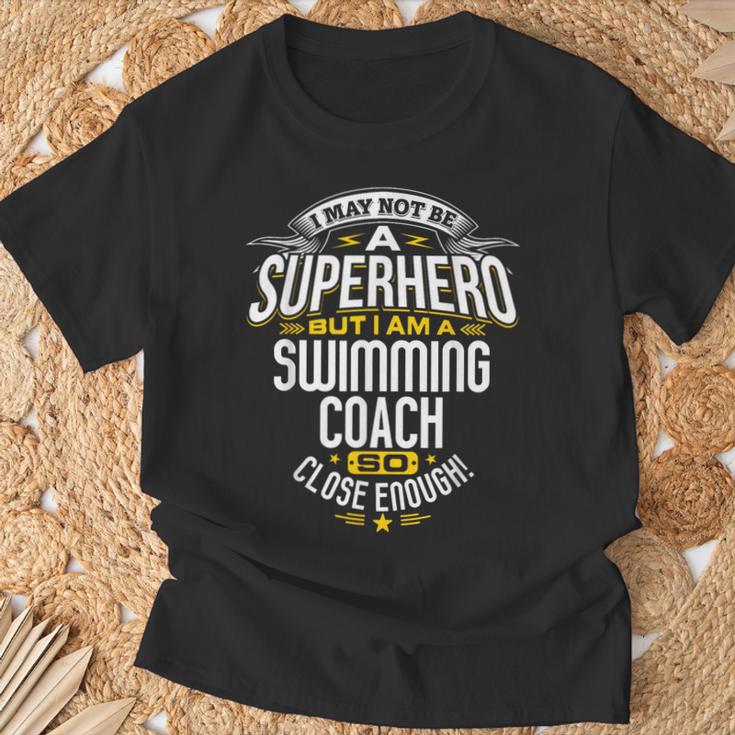 Swimming Coach TShirt Idea Superhero Swimming Shirt T-Shirt Gifts for Old Men Swimming Coach TShirt Idea Superhero Swimming Shirt T-Shirt Gifts for Old Men