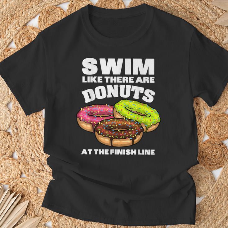 Swimming Donut Men Women Swimmer Sports Athlete T-Shirt Gifts for Old Men Swimming Donut Men Women Swimmer Sports Athlete T-Shirt Gifts for Old Men