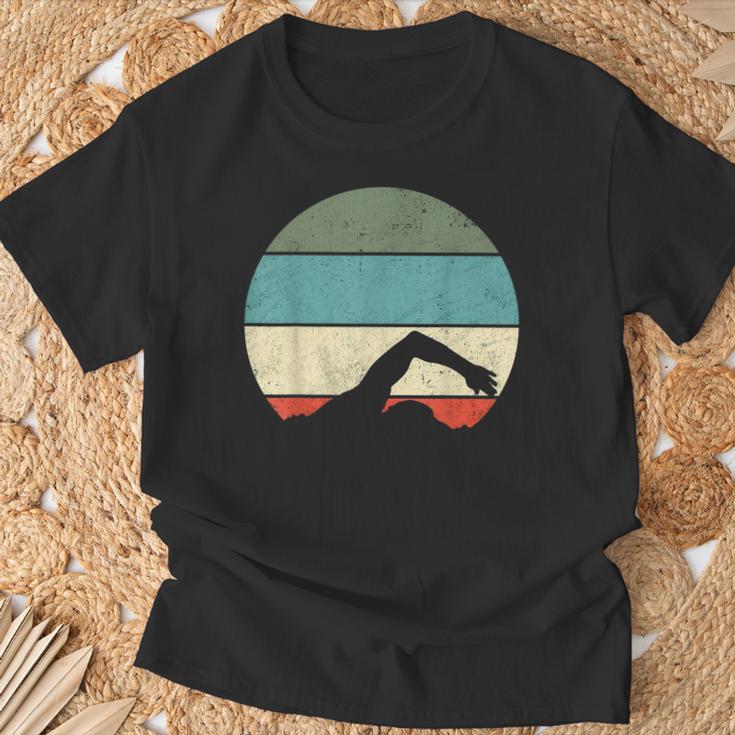 Swimming T-Shirt Gifts for Old Men
