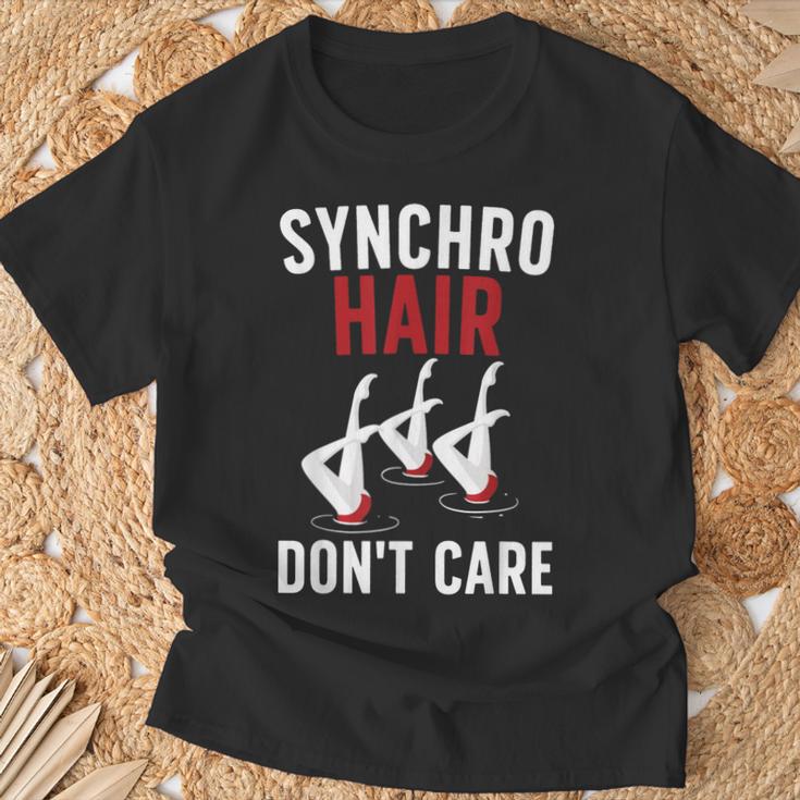 Synchronized Swimming Art For Men Women Synchronized Swim T-Shirt Gifts for Old Men