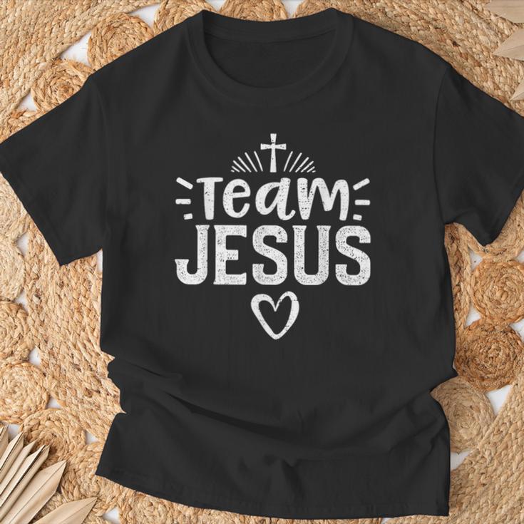 Team Jesus Glaube T-Shirt Geschenke für alte Männer