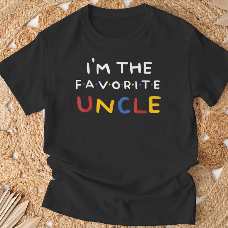 Tío Favorito Hermano Papáobrinaobrino Familia Parientes Camiseta unisex Regalos para ancianos