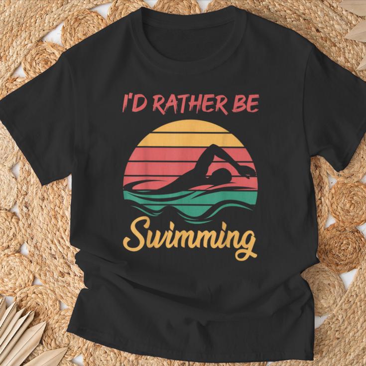 Water Rat Water Sports Hobby Swimming Club Swimming T-Shirt Gifts for Old Men