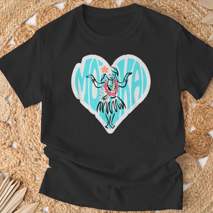 ハワイ アロハ フラダンス フラガール 黒 かわいい ハート フラ レッスン ハワイアン 南国 花 人気 トロピカル Tシャツ 高齢者への贈り物