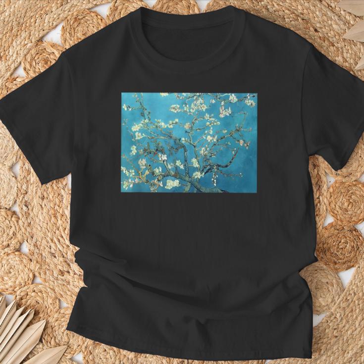 ヴィンセント・ファン・ゴッホ作「アーモンドの花の枝」1890 Tシャツ 高齢者への贈り物