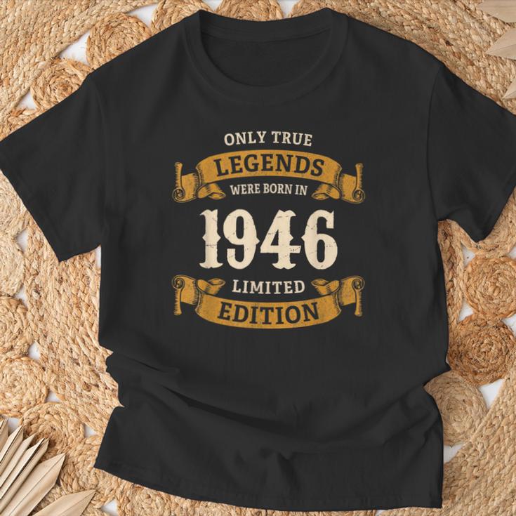 ヴィンテージ 1946 ギフト 男性 女性 長寿祝い 1946年生まれ ユニークな誕生日プレゼント Tシャツ 高齢者への贈り物