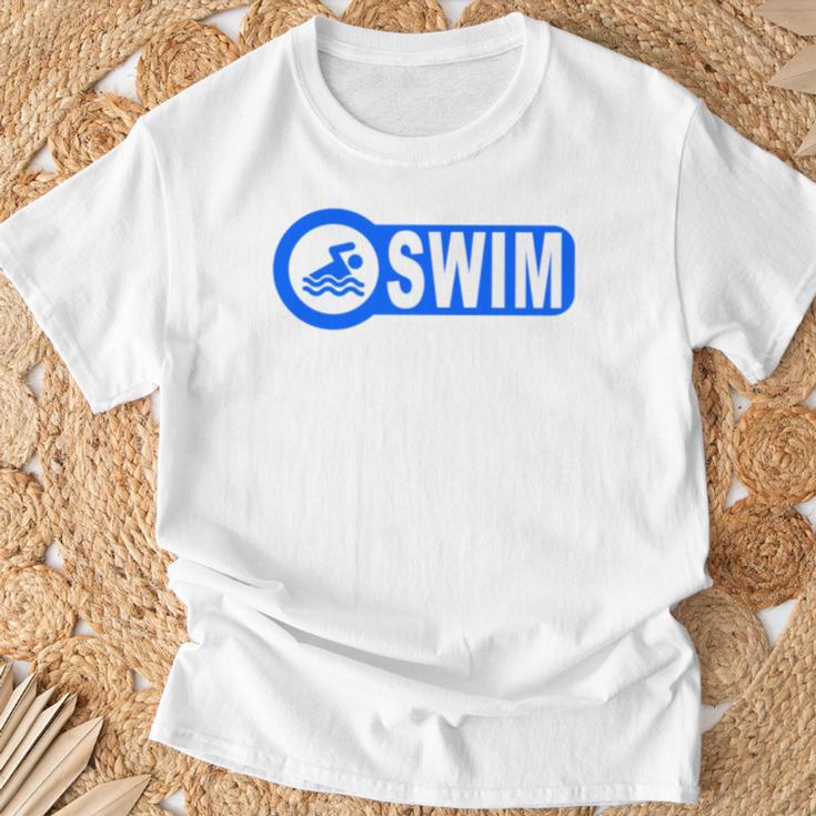 2 Sided Print Swimming Teacher Swim Instructor Swim Lessons T-Shirt Gifts for Old Men 2 Sided Print Swimming Teacher Swim Instructor Swim Lessons T-Shirt Gifts for Old Men