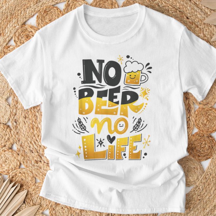 Beer Lover ビールが好きすぎる No Beer No LifeEr2 Tシャツ 高齢者への贈り物