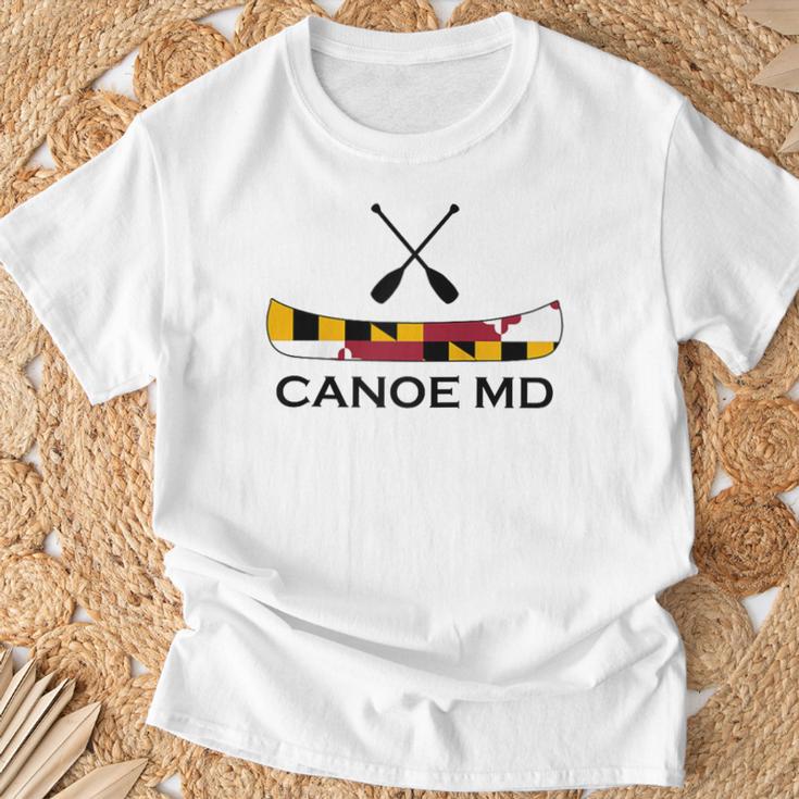 Canoe Maryland Raglan Baseball Tee T-Shirt Gifts for Old Men