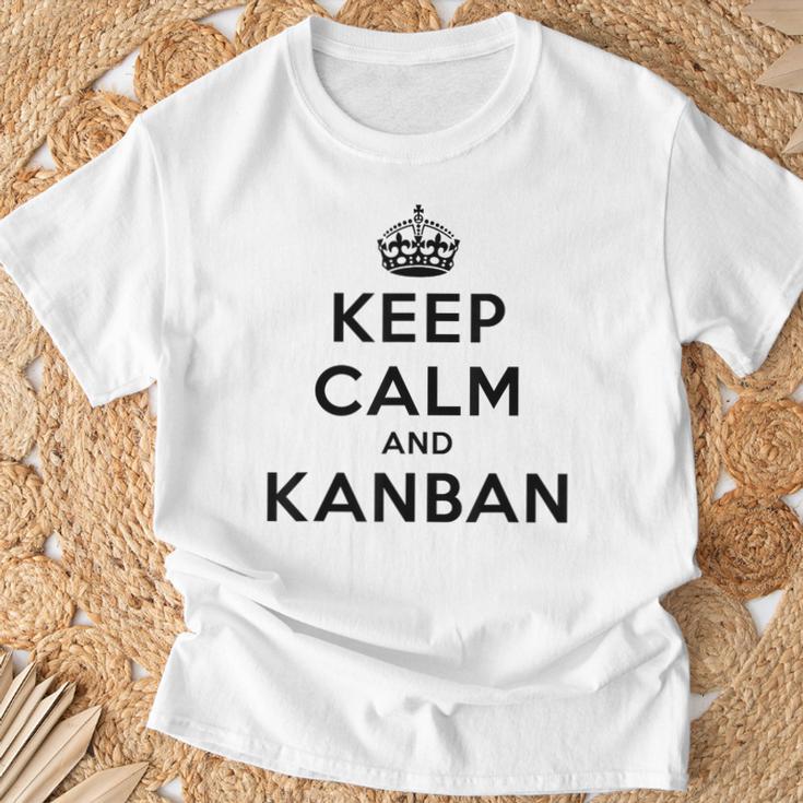 Chef De Projet De La Méthodologie Keep Calm Et Kanban Agile T-Shirt Cadeaux pour les vieillards