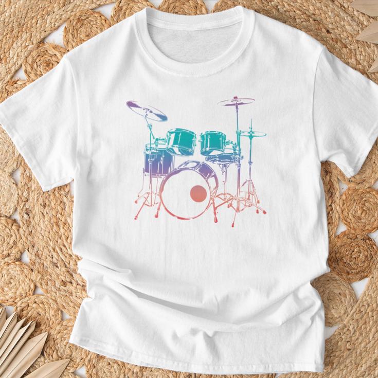 Drum Kit Drummer Graphic Sweatshirt T-Shirt Gifts for Old Men Drum Kit Drummer Graphic Sweatshirt T-Shirt Gifts for Old Men