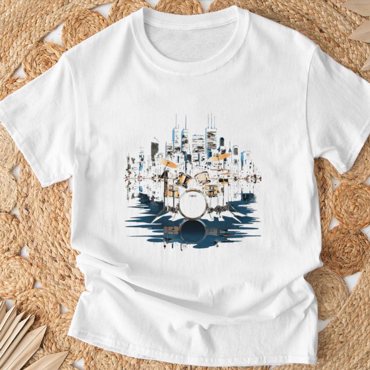 Drumset Drum Kit Music Drummer Drumming T-Shirt Gifts for Old Men Drumset Drum Kit Music Drummer Drumming T-Shirt Gifts for Old Men