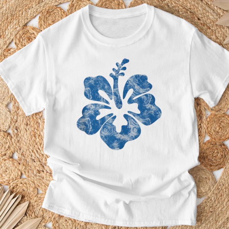 Flor De Hibisco Gráfico Floral In Mangas Camiseta unisex Regalos para ancianos