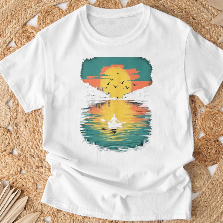 Kayak Kayak Canoe Lake Kayak Canoeing Sleeveless T-Shirt Gifts for Old Men