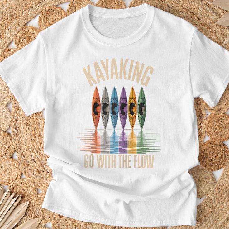 Kayak And Canoe Lake Fun Raglan Baseball Tee T-Shirt Gifts for Old Men