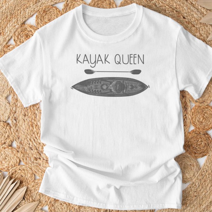 Kayak Queen Fun Kayak And Canoe Paddler T-Shirt Gifts for Old Men