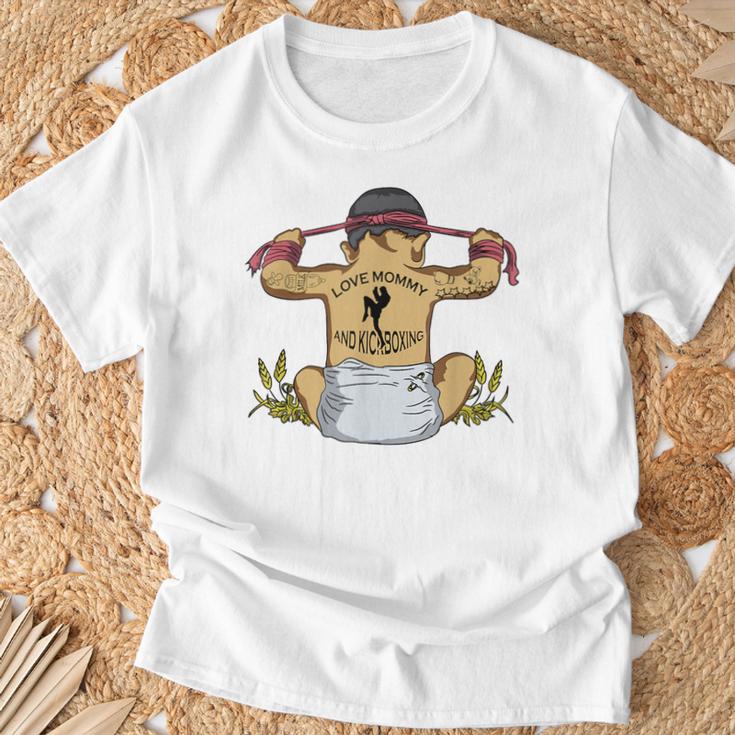 Kickboxing Muay Thai Training Fitness Baby Love Mommy T-Shirt Gifts for Old Men Kickboxing Muay Thai Training Fitness Baby Love Mommy T-Shirt Gifts for Old Men